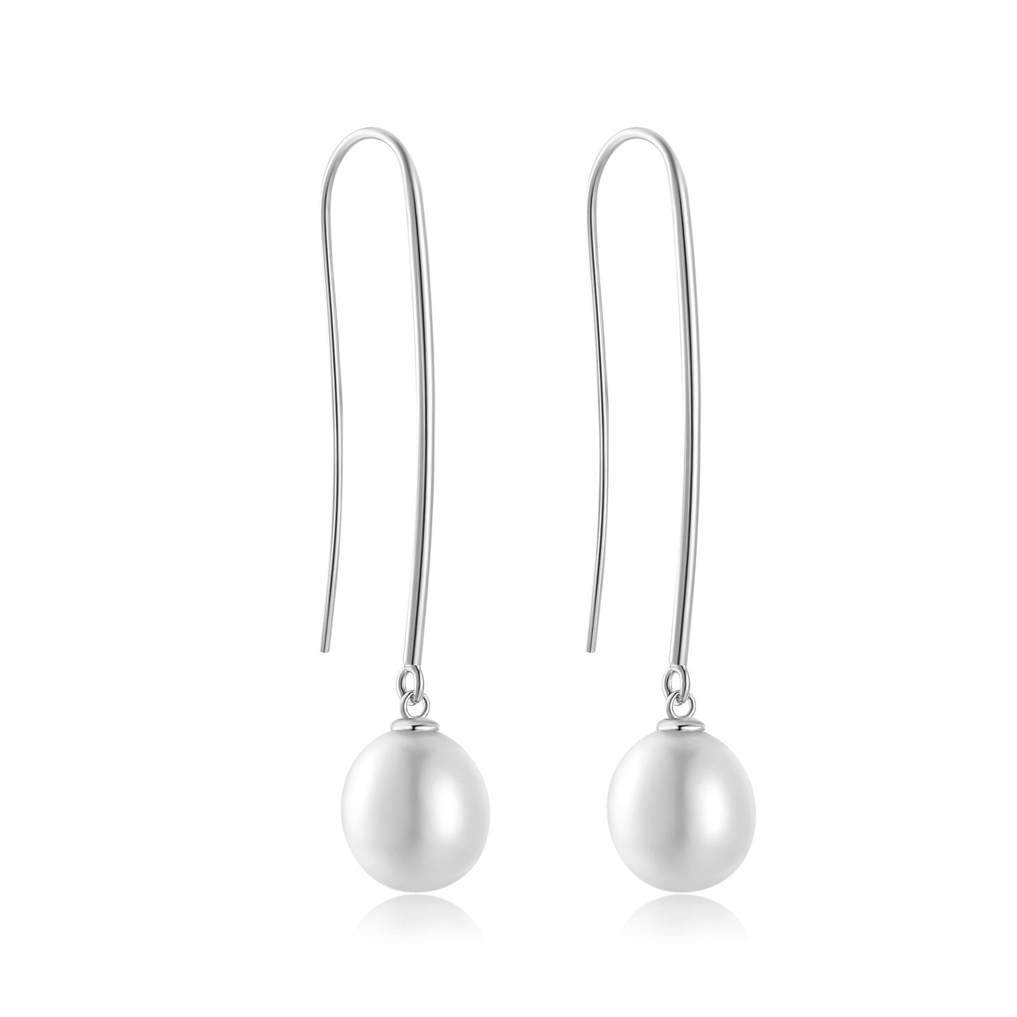 Sterling Silver Whisper Pearl Earrings