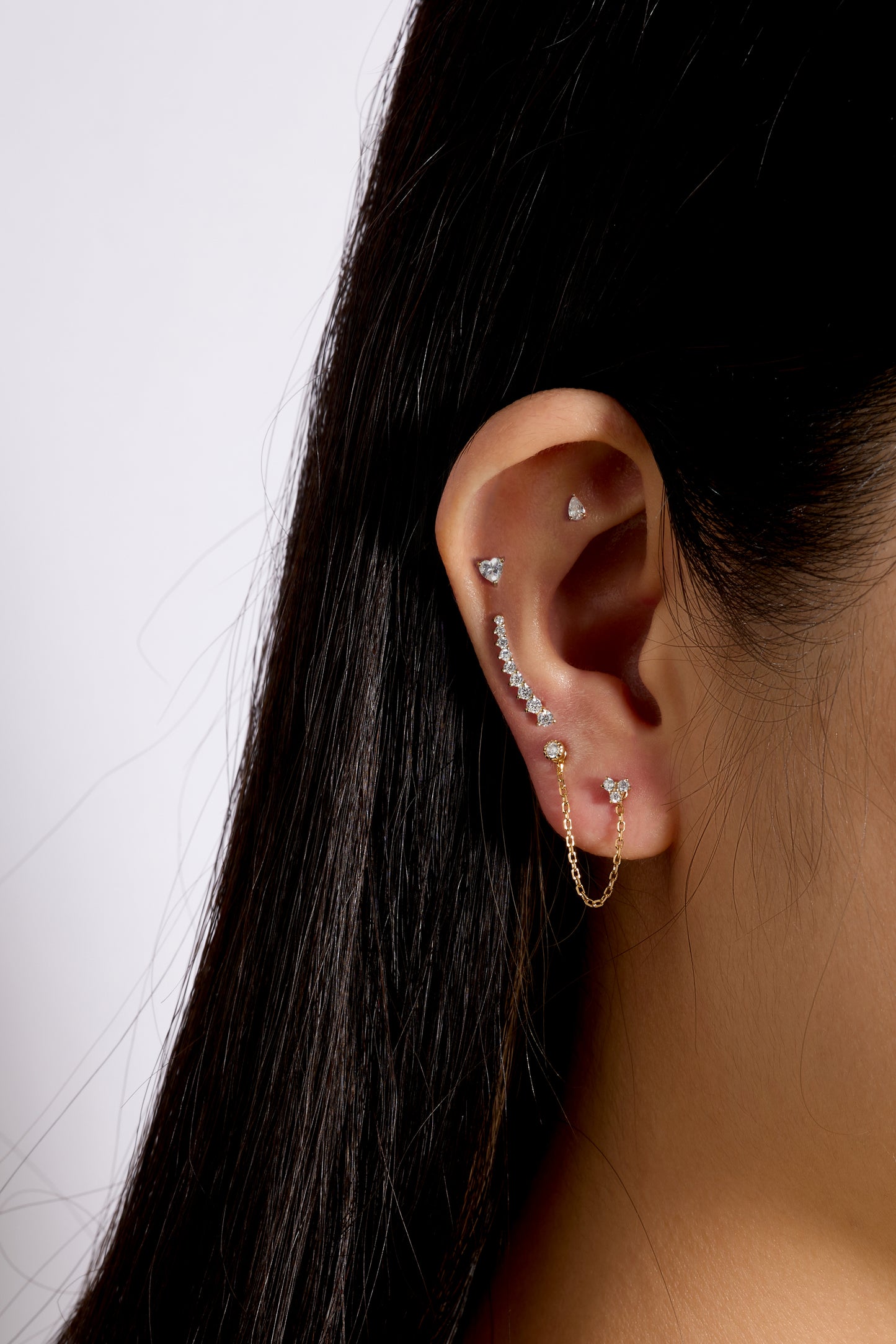 Sterling Silver 14K Gold Plating Ear Party Earring studs