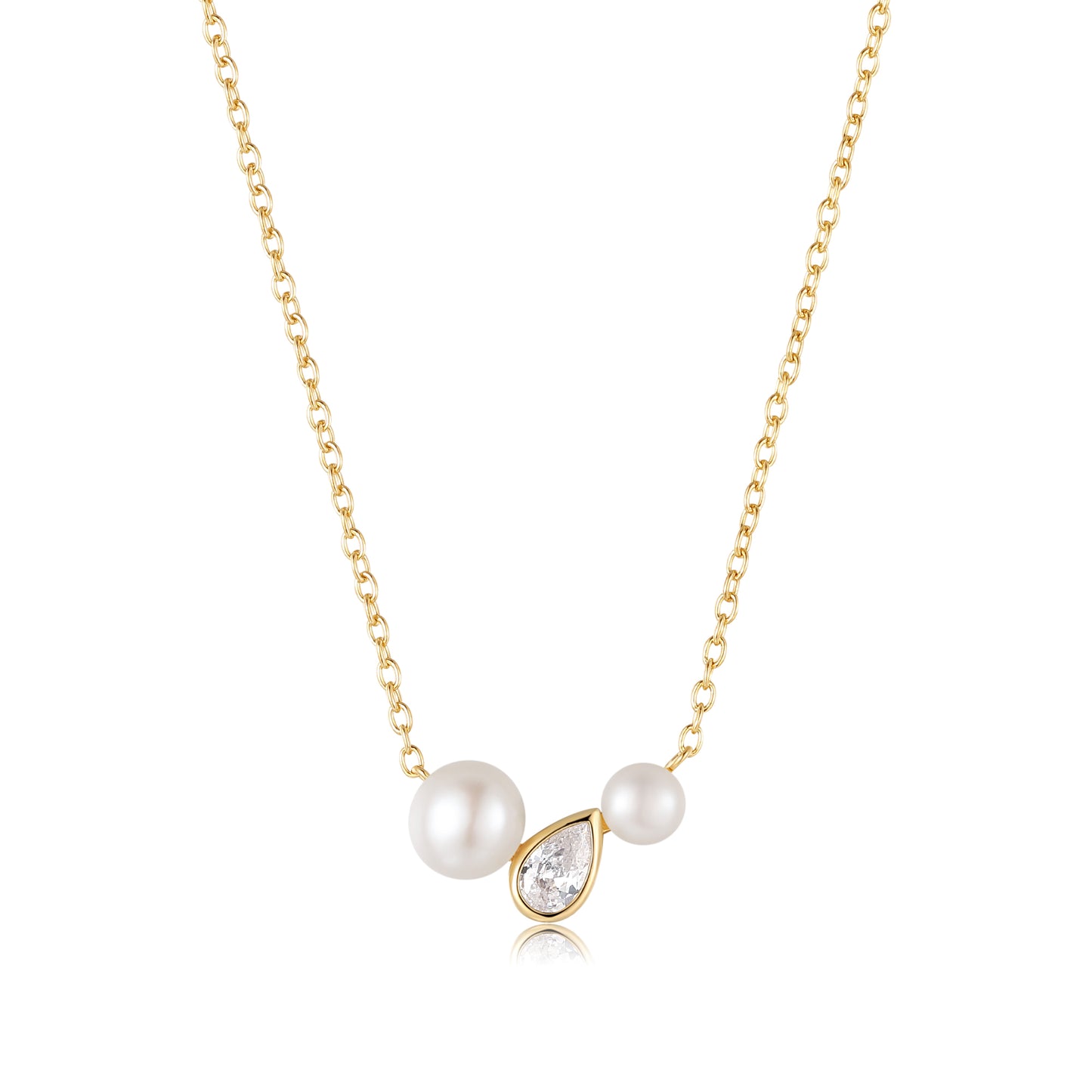 18K Gold Vermeil Aurora Pearl Necklace