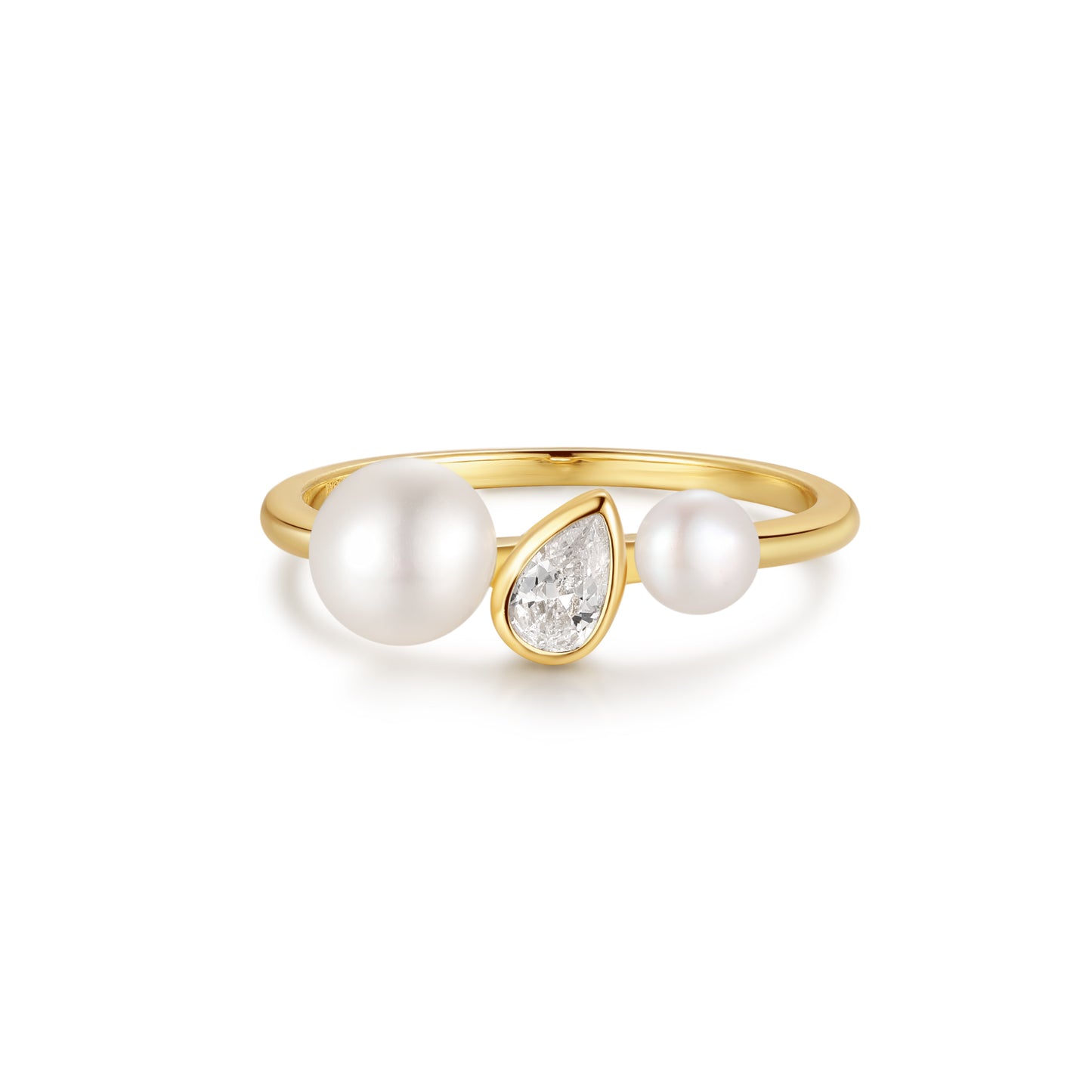 18K Gold Vermeil Aurora Pearl Ring