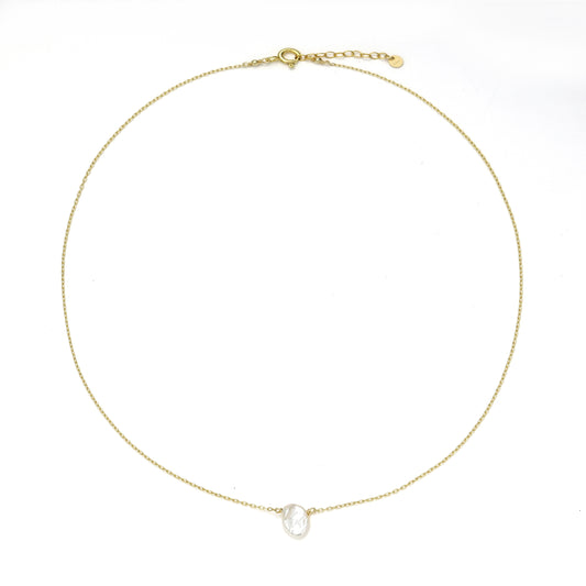 14K Gold Filled Pearl Necklace - Lyra