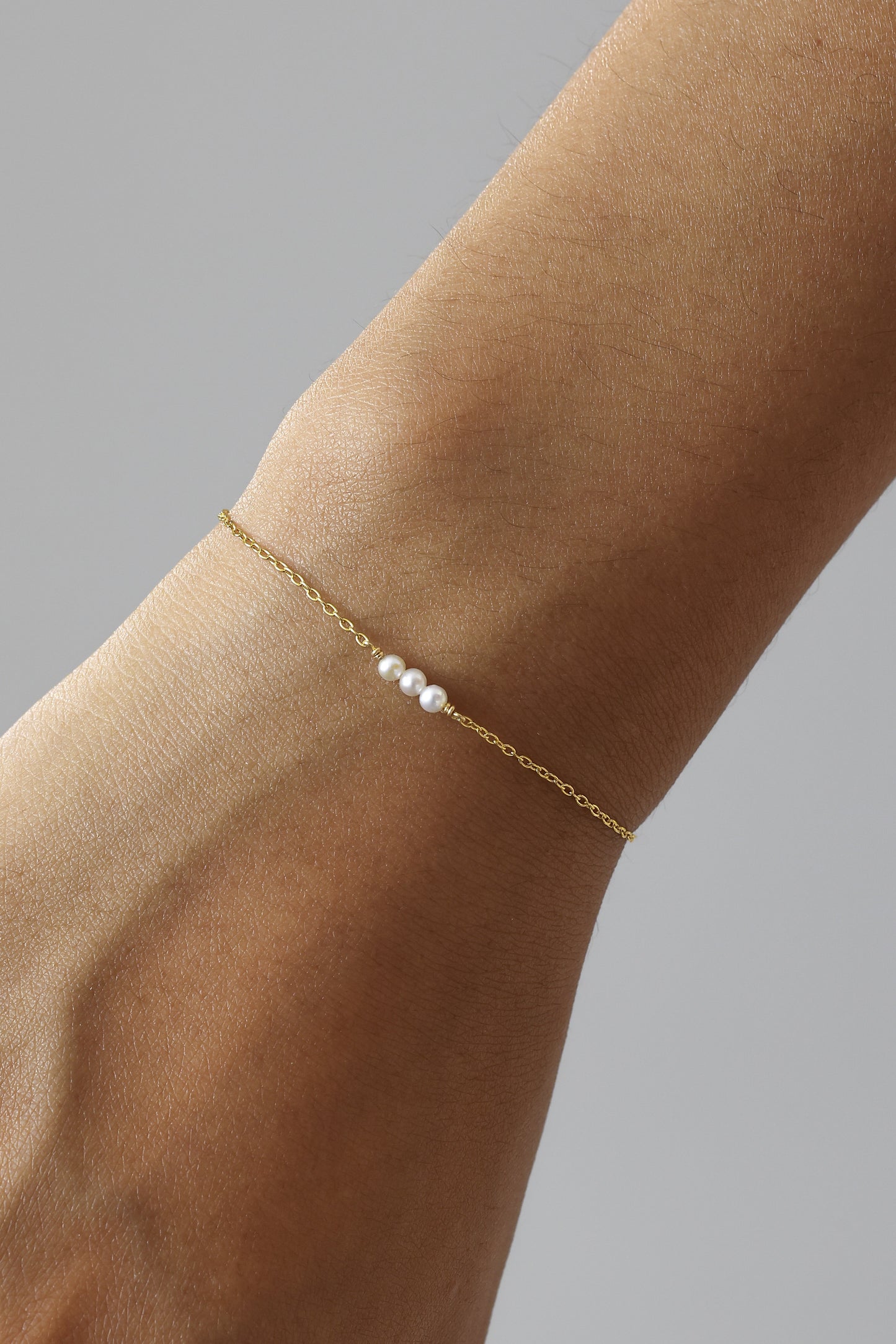 14K Gold Filled Pearl Bracelet - Mira