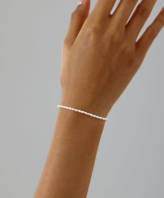 14K Gold Filled Pearl Bracelet - Nova