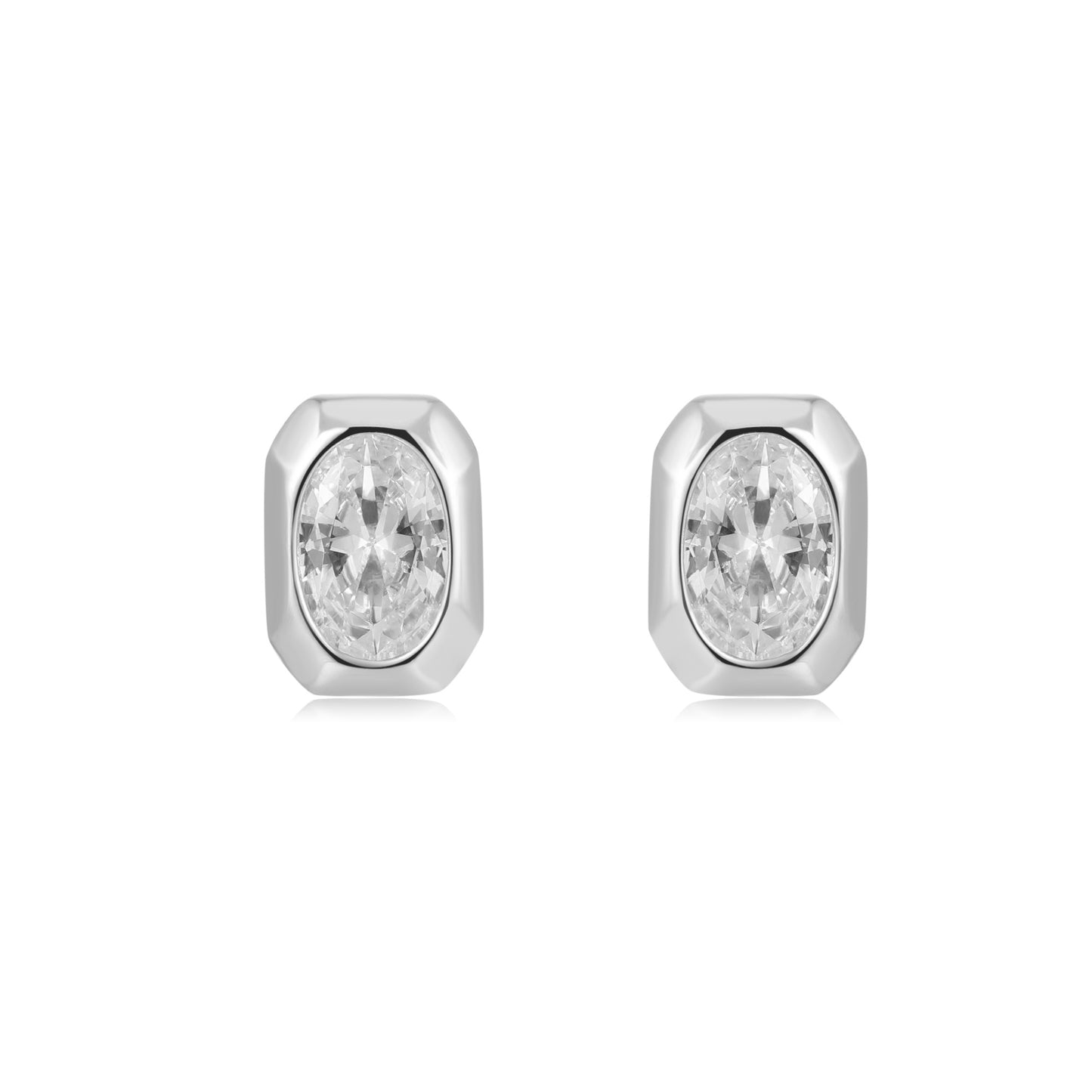 Sterling Silver Crystal Serentiy Earrings