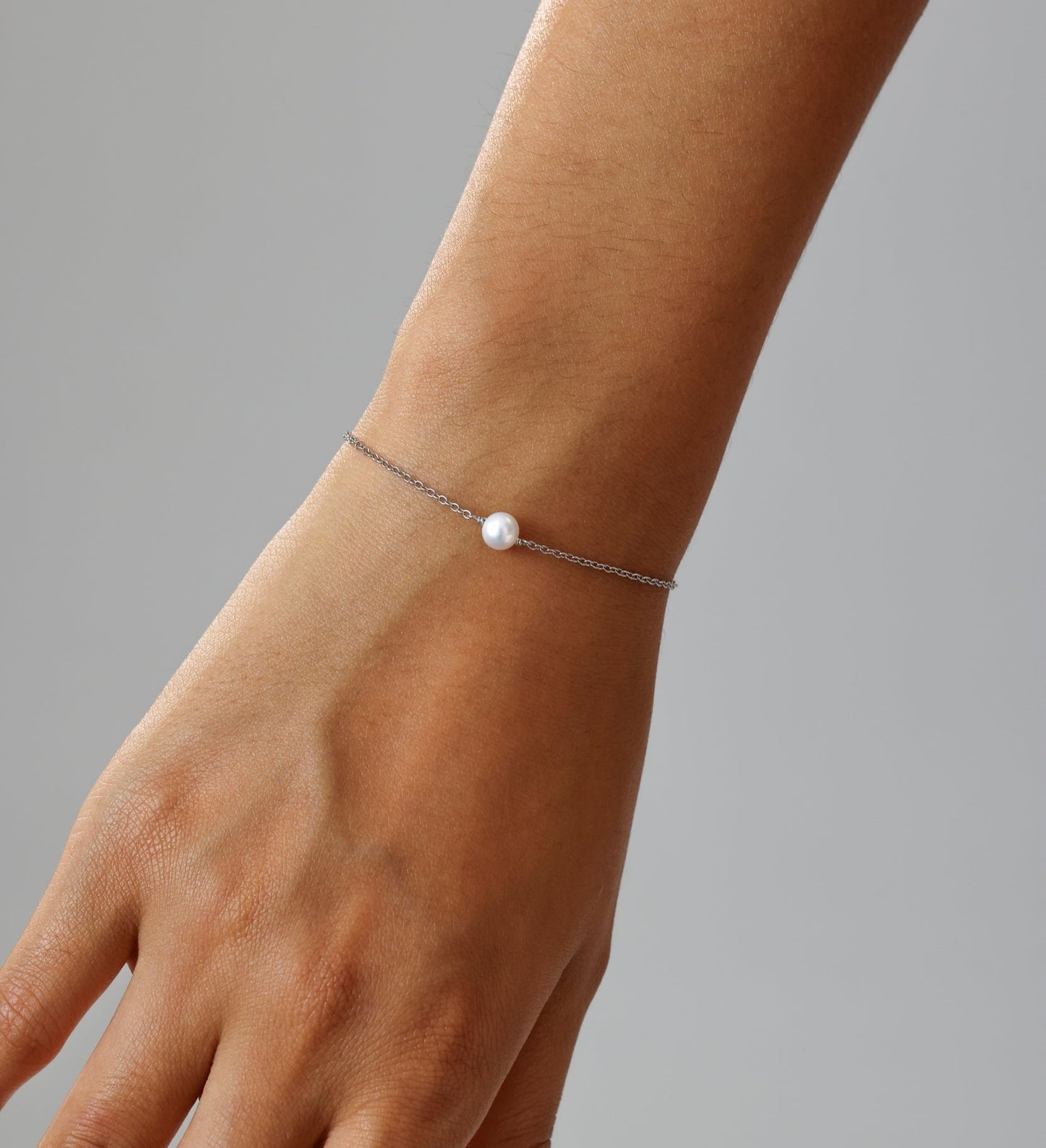 Sterling Silver Pearl Bracelet - Meteor