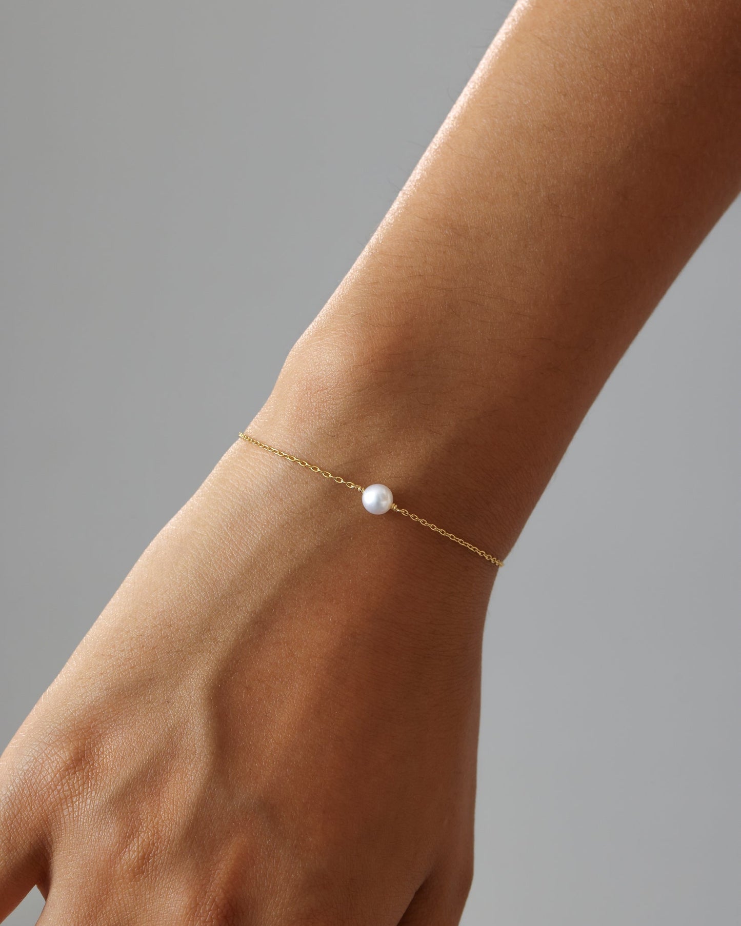 14K Gold Filled Pearl Bracelet - Meteor