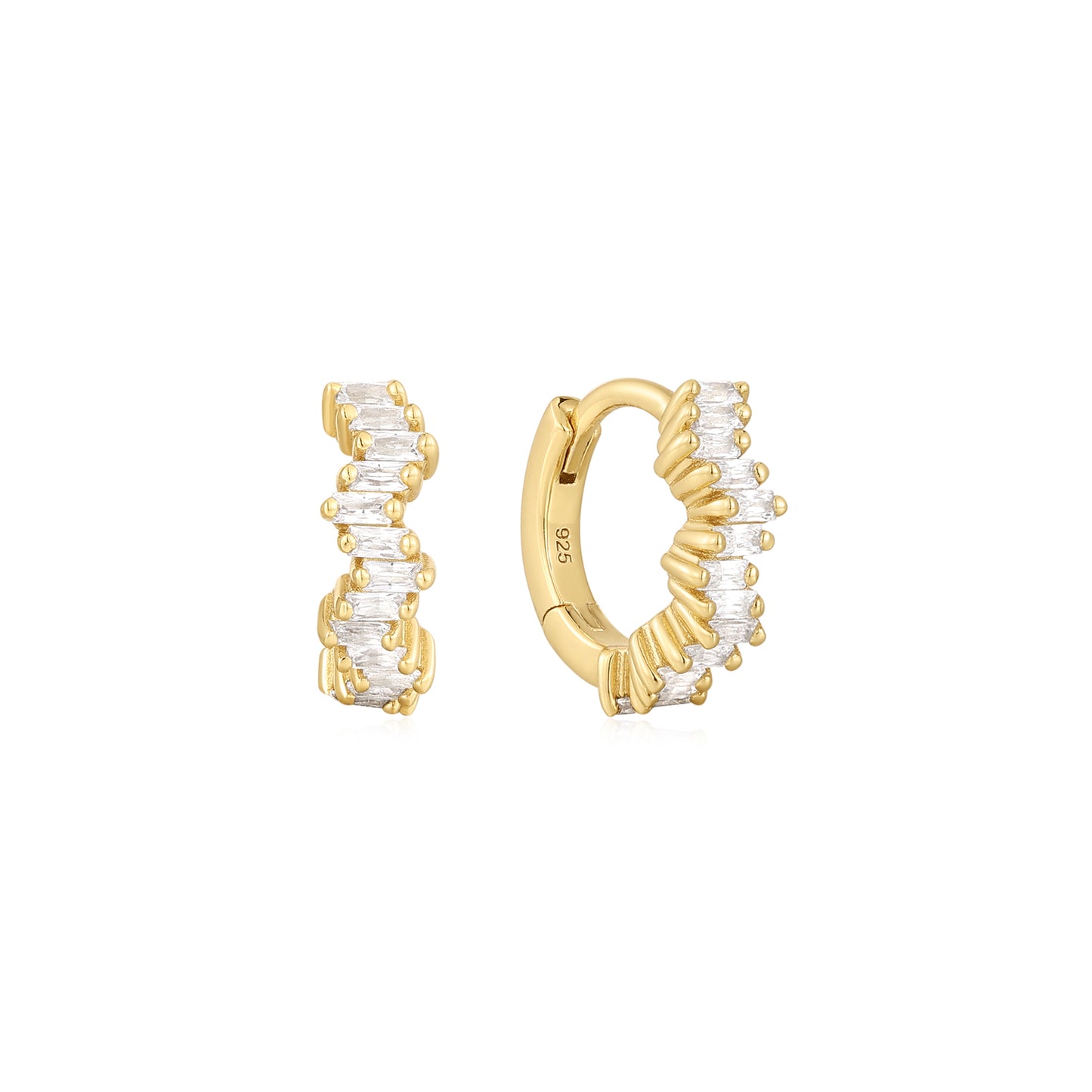 14k Gold Vermeil Ear Party Hoop Earrings