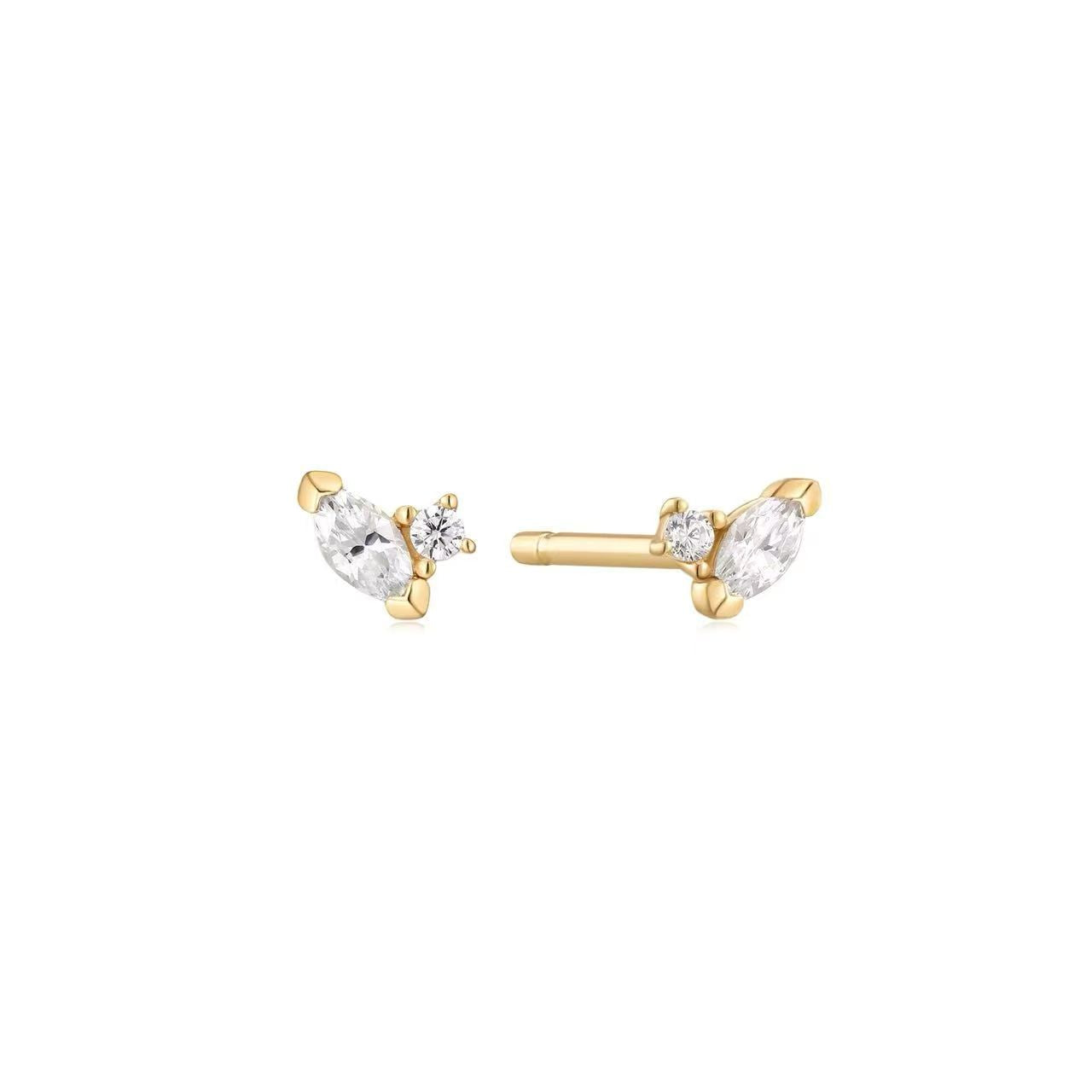 9K Gold Lab-Grown Diamond Studs