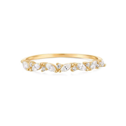 9K Solid Gold Lab-Grown Diamond Ring