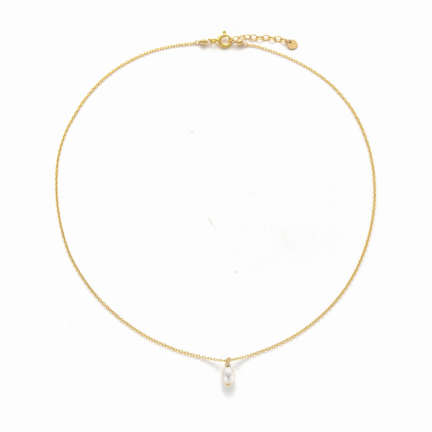 14K Gold Filled Pearl Necklace - Ariel
