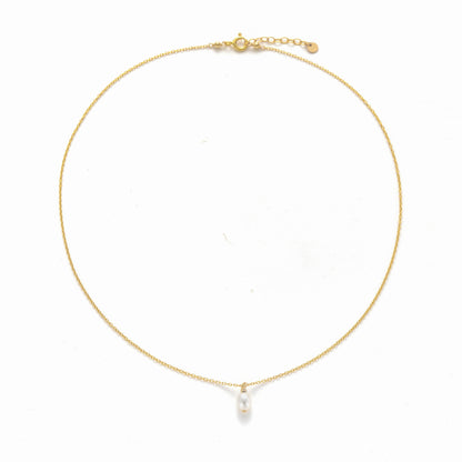 14K Gold Filled Pearl Necklace - Ariel