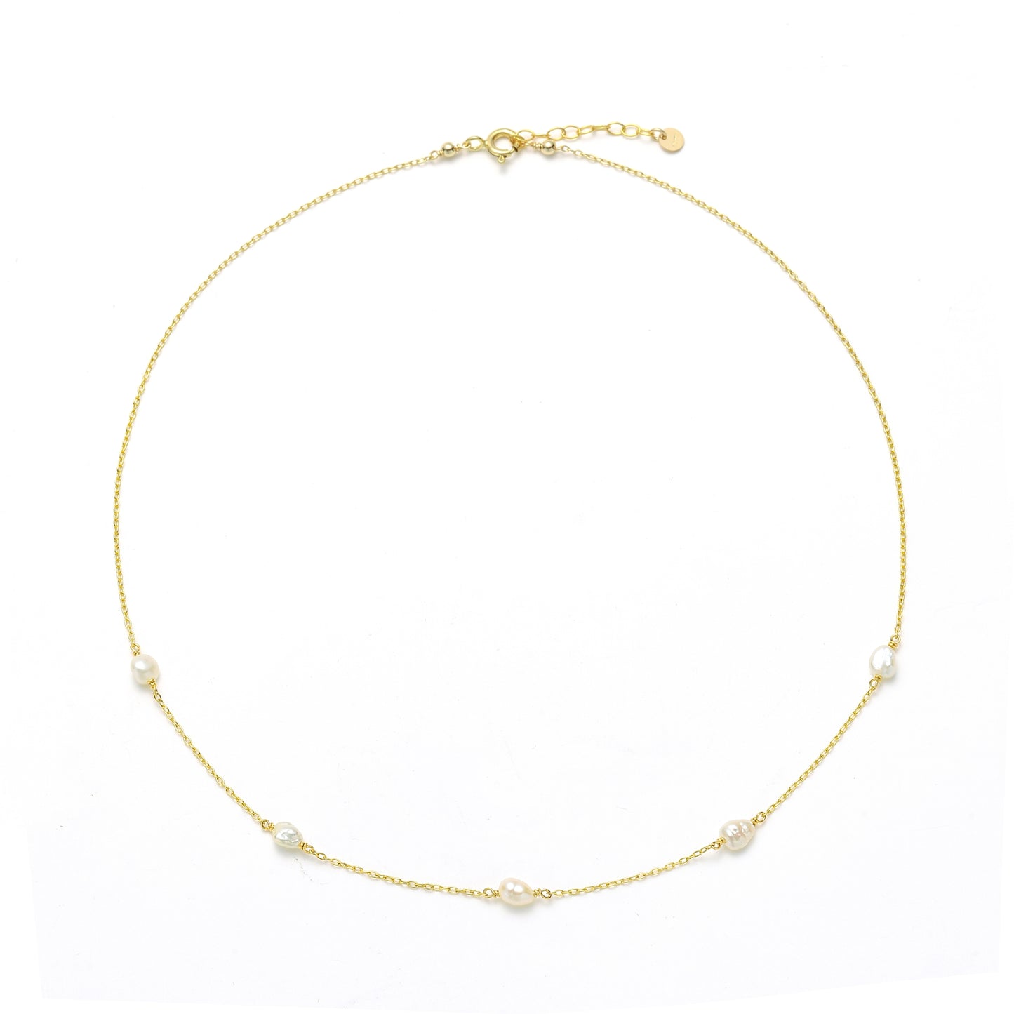 14K Gold Filled Pearl Necklace - Nebula