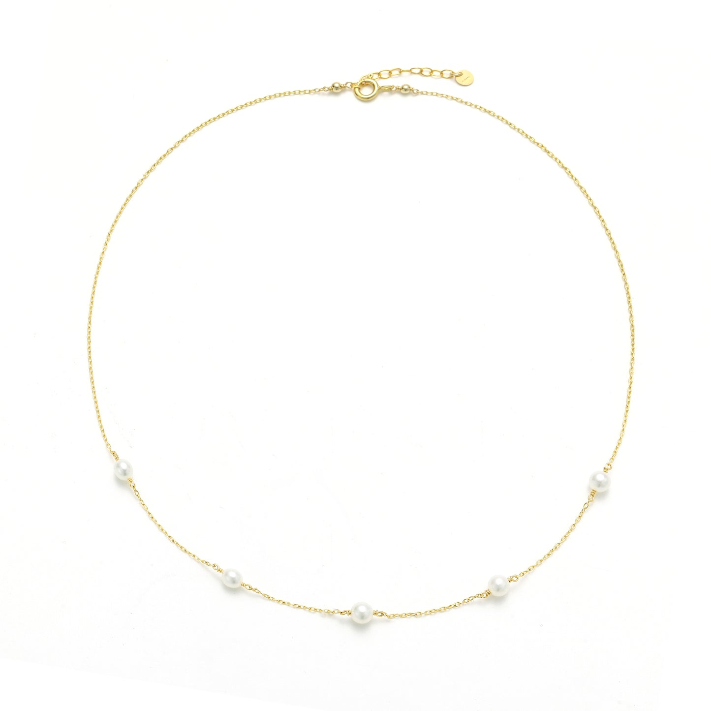 14K Gold Filled Pearl Necklace - Astrid