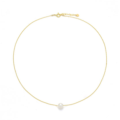 14K Gold Filled Pearl Necklace - Meteor