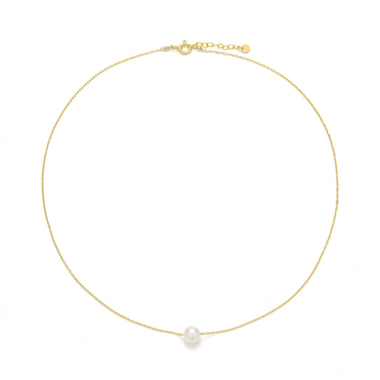 14K Gold Filled Pearl Necklace - Meteor