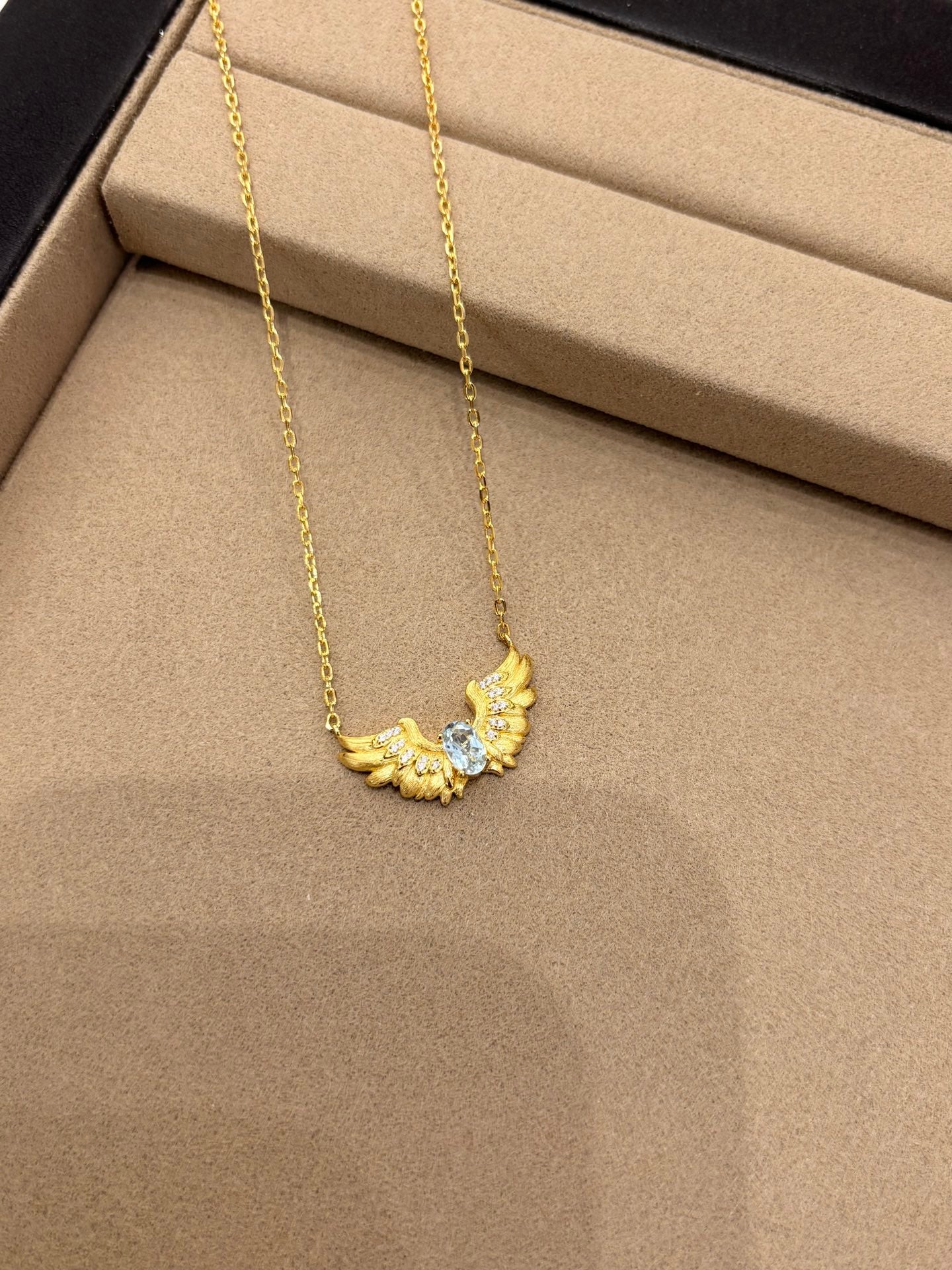 18K Gold Plated Angel Wings Necklace