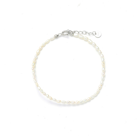 Sterling Silver Pearl Bracelet - Nova