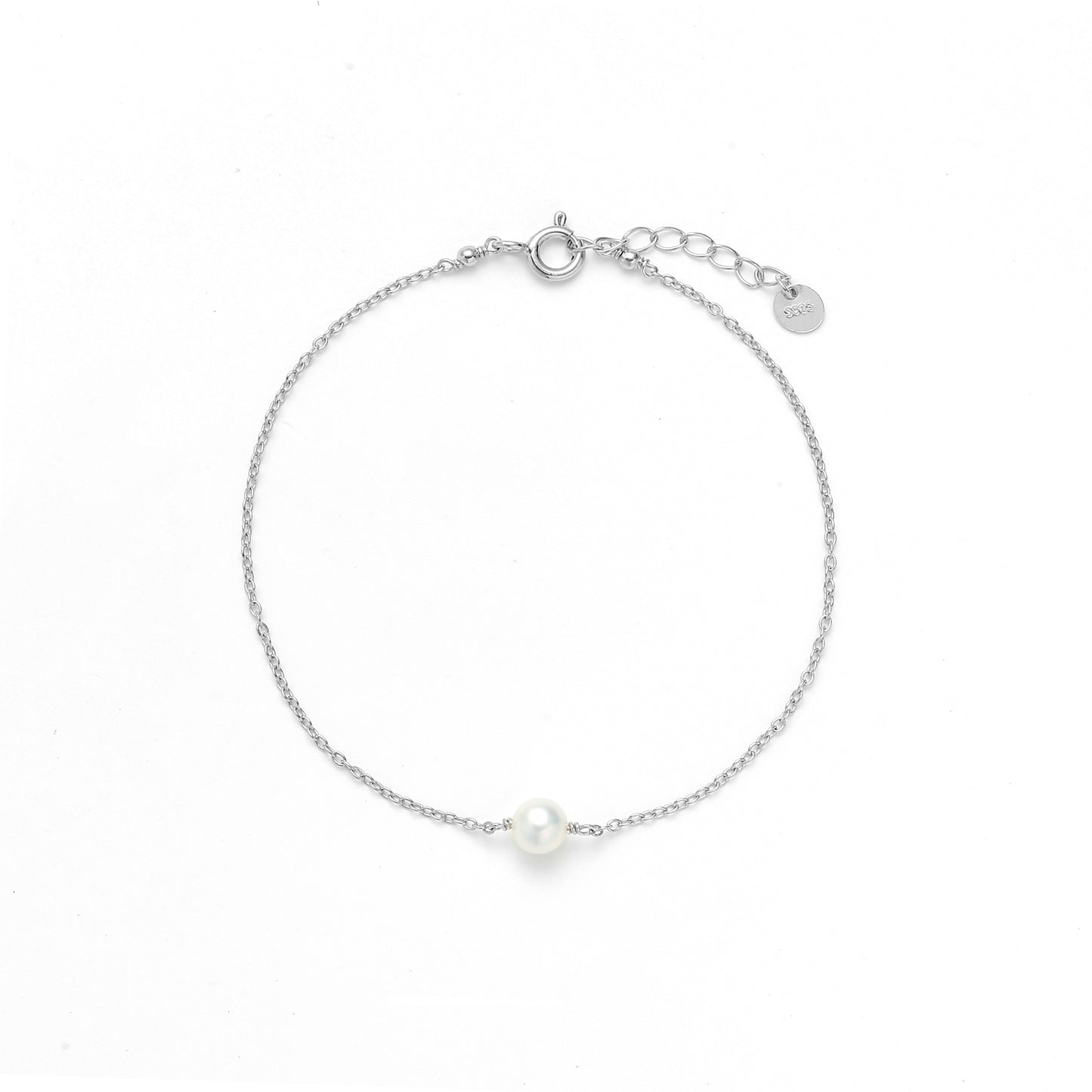 Sterling Silver Pearl Bracelet - Meteor