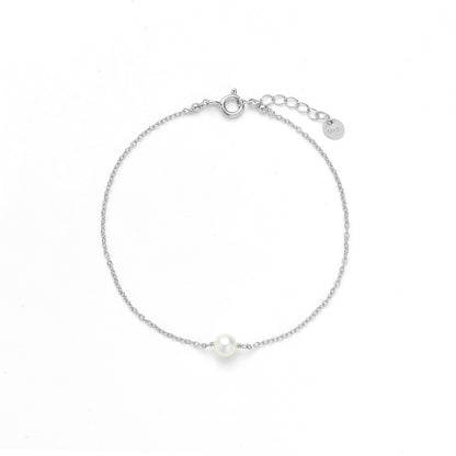 Sterling Silver Pearl Bracelet - Meteor