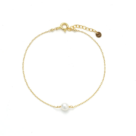 14K Gold Filled Pearl Bracelet - Meteor