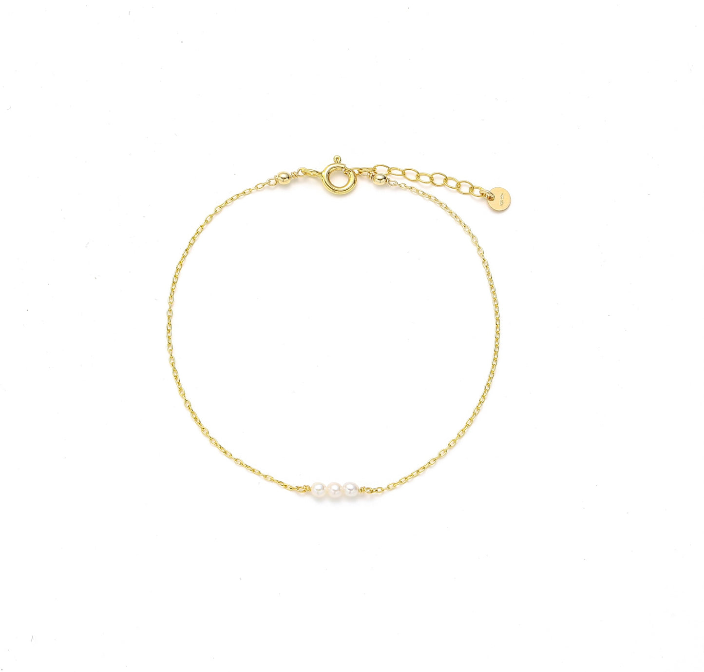 14K Gold Filled Pearl Bracelet - Mira
