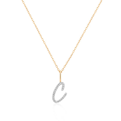 Initial Charm Necklace