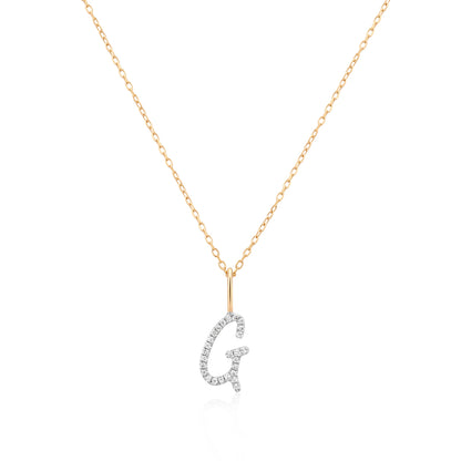 Initial Charm Necklace