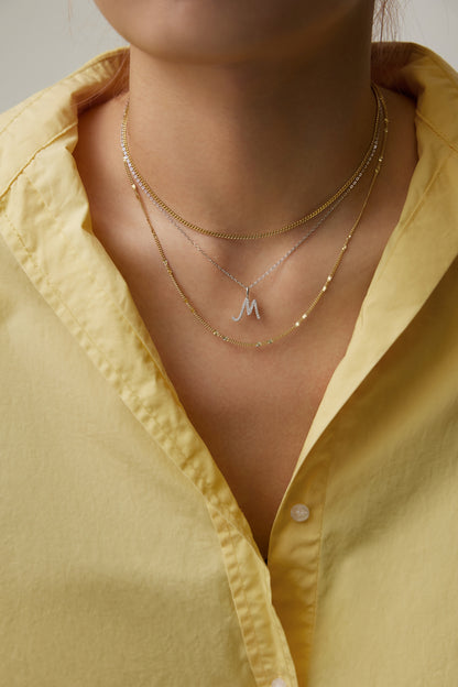 Initial Charm Necklace