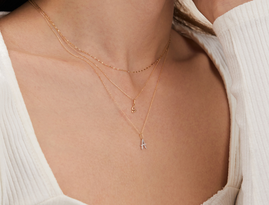 Initial Charm Necklace