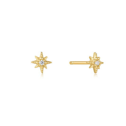 Sterling Silver 14K Gold Plating Ear Party Earring studs