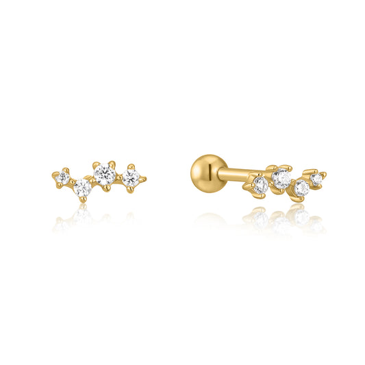 Sterling Silver 14K Gold Plating Ear Party Earring studs