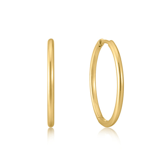 14k Gold Vermeil Ear Party Huggie Earrings
