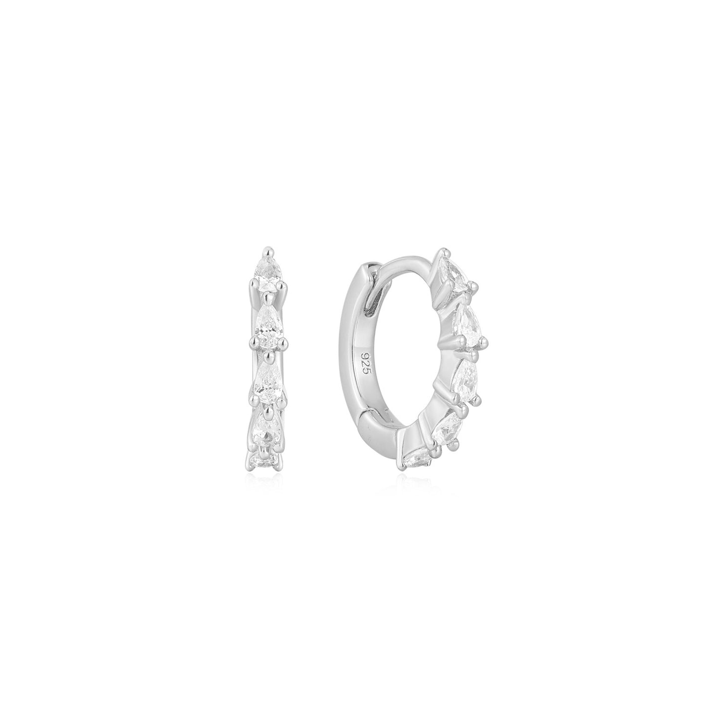 Sterling Silver Ear Party Huggie Earrings