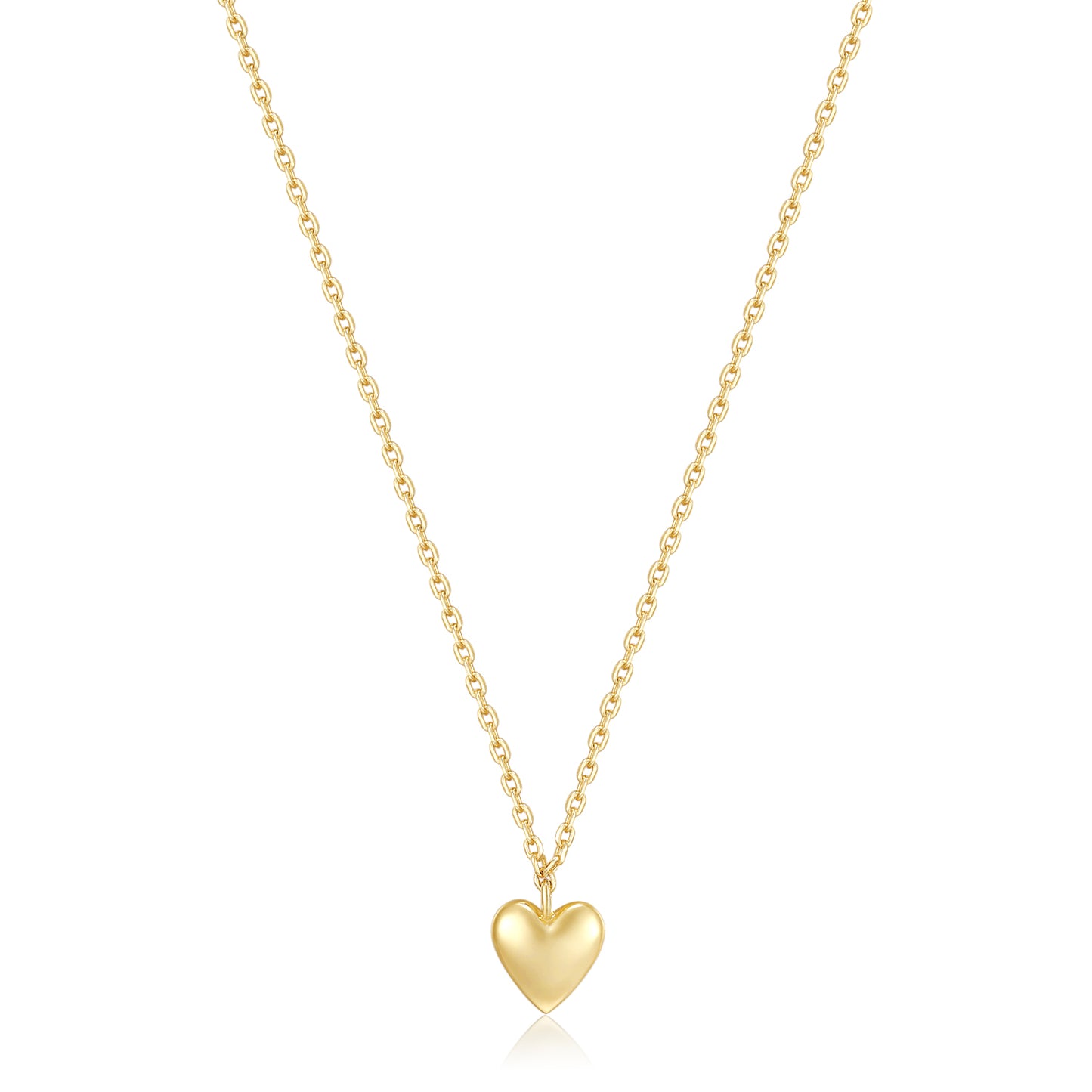 14k Gold Vermeil Eternal Heart Necklace
