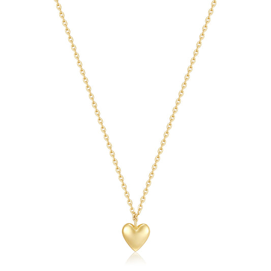 14k Gold Vermeil Eternal Heart Necklace
