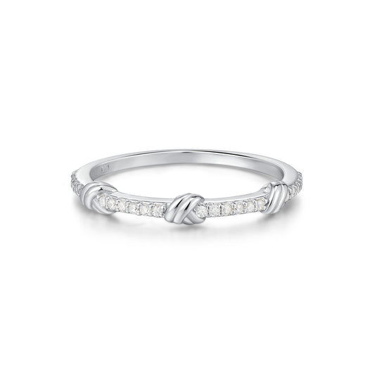Sterling Silver Love Knot Ring