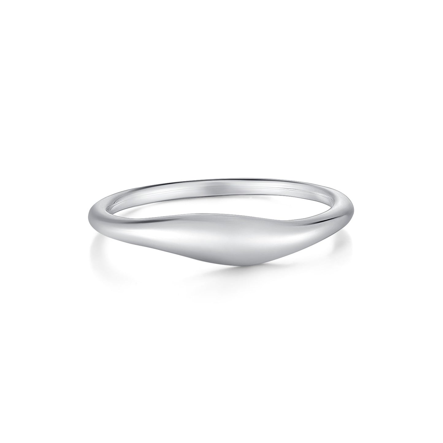 Sterling Silver Unique Twinning Ring
