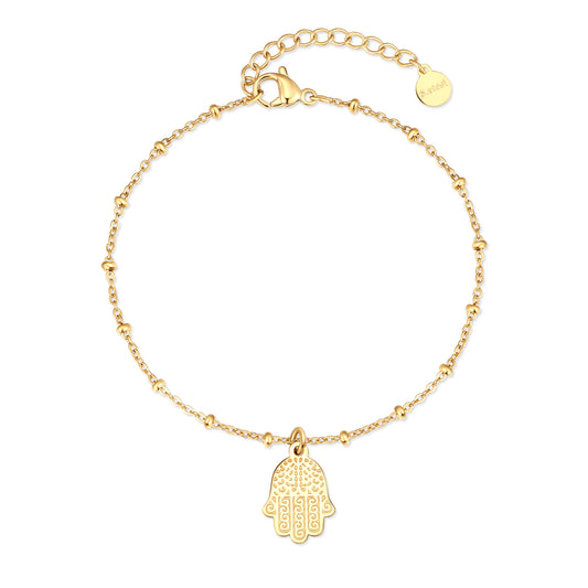Hamsa Hand Charm Bracelet